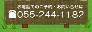 お問い合せ番号：055-244-1182